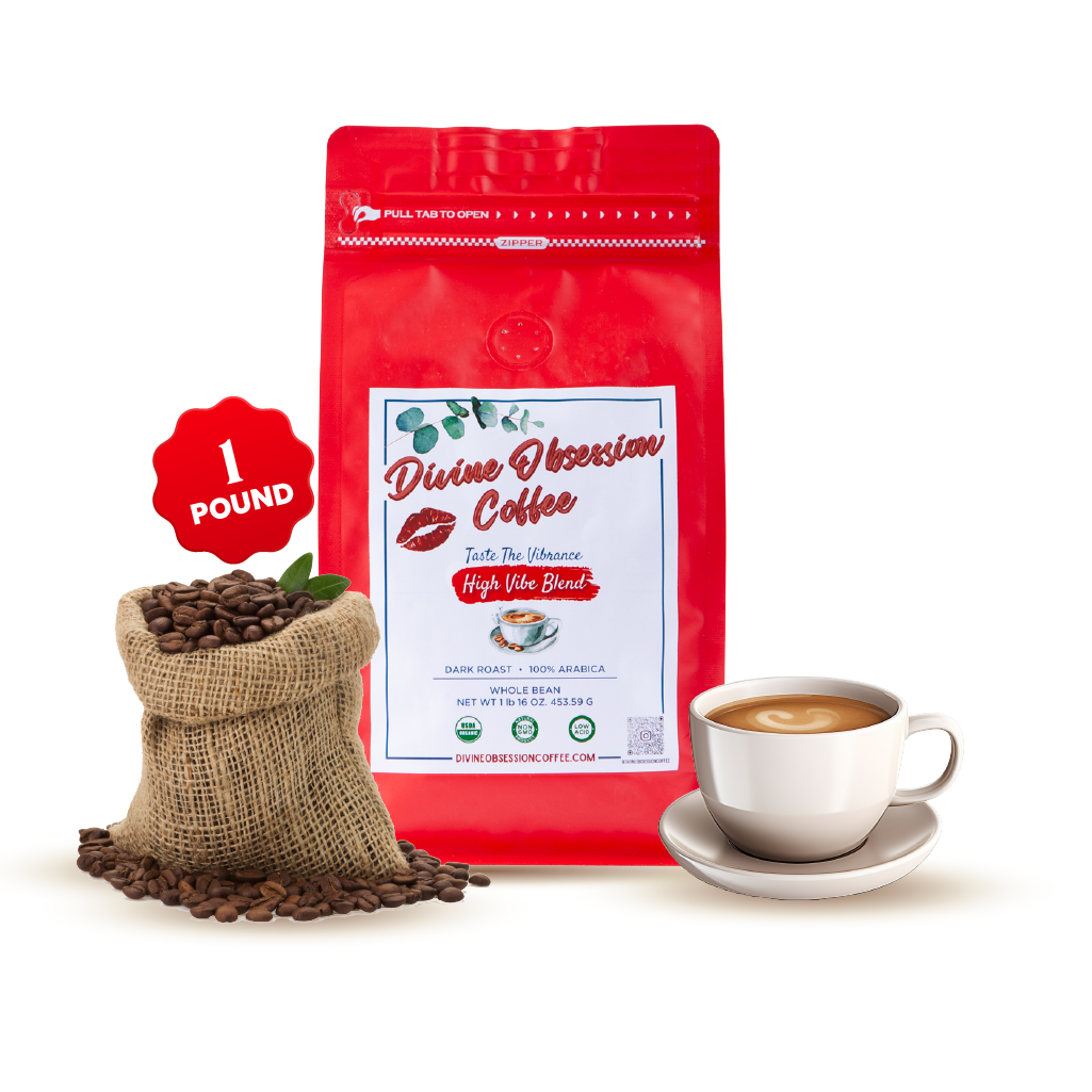 Organic Coffee Non GMO Low Acid Espresso 100% Arabica - High Vibe