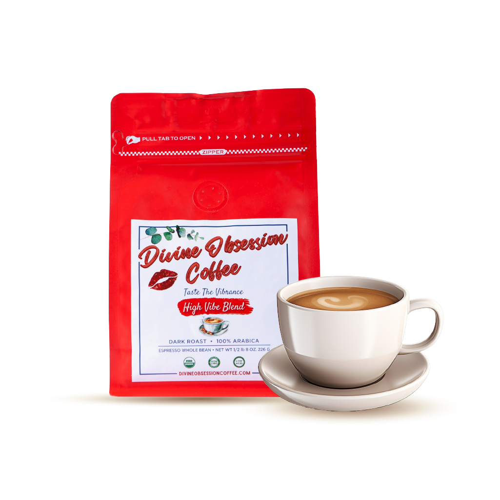 Organic Coffee Non GMO Low Acid Espresso 100% Arabica - High Vibe