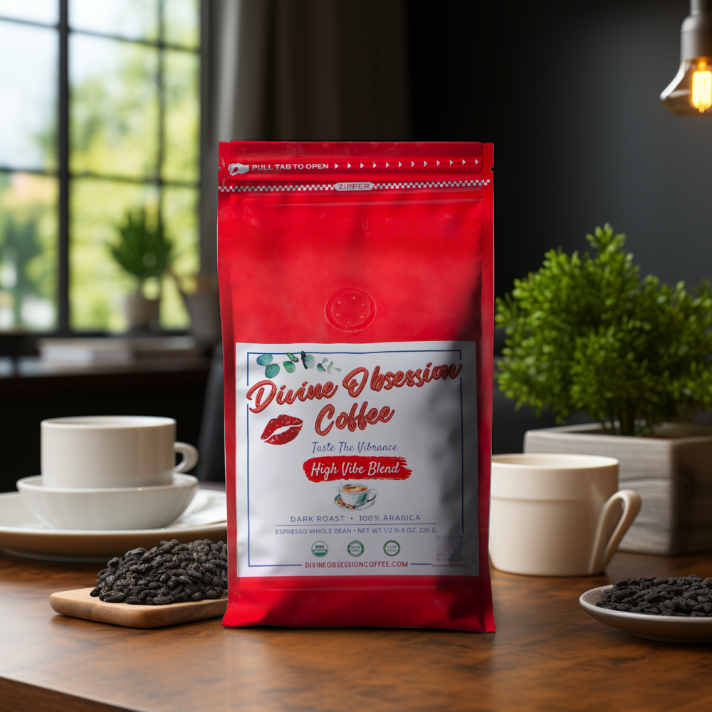 Organic Coffee Non GMO Low Acid Espresso 100% Arabica - High Vibe